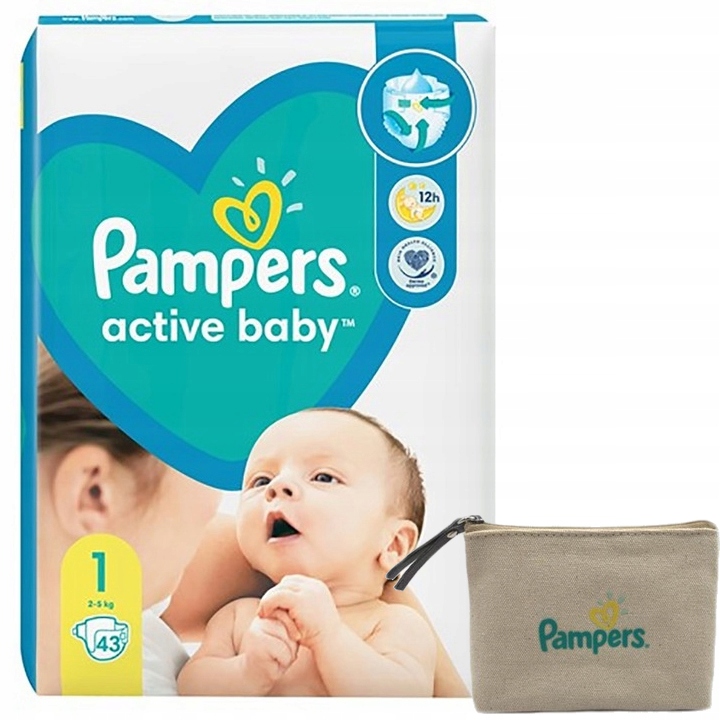 pampers new baby pieluchy 1 newborn 43 sztuki