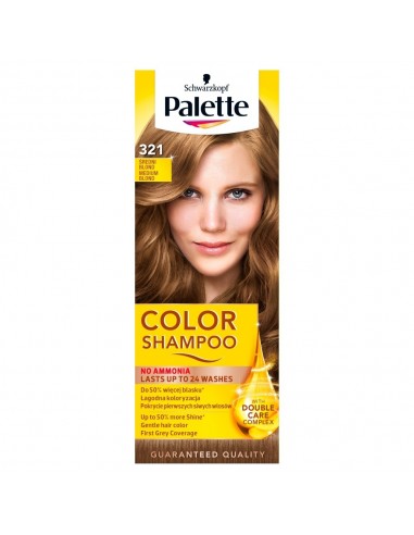 palette color shampoo szampon koloryzujący nr 321 średni blond