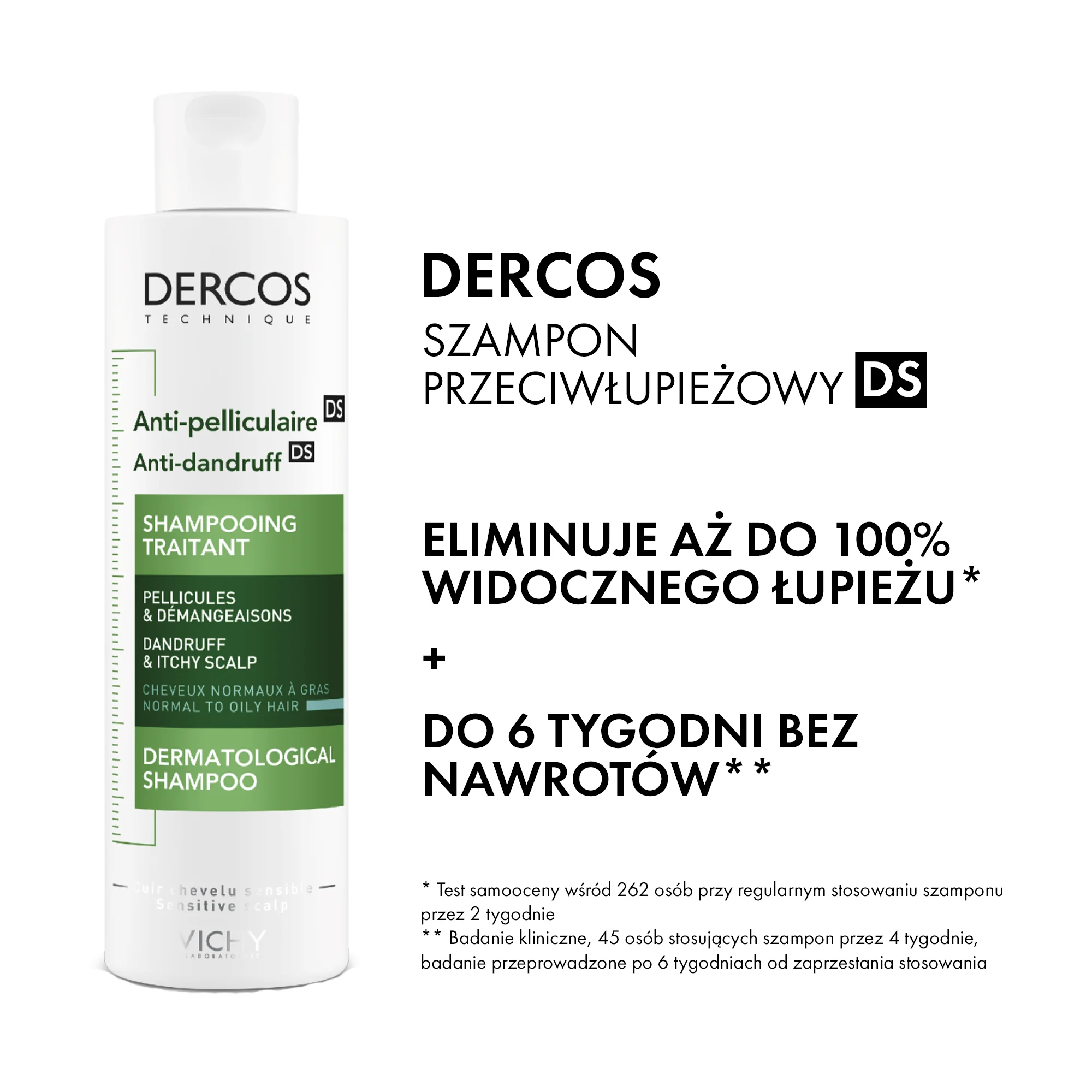 vichy dercos szampon p łupieżowy wł tłuste 200 ml