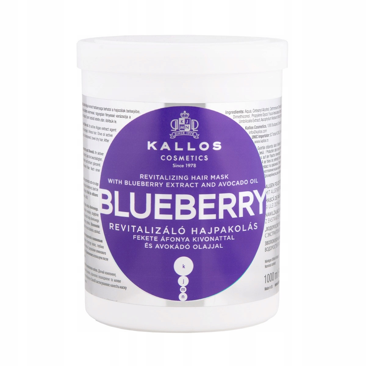 odżywka do włosów kallos blueberry