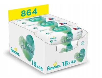 pampers aqua pure wipes opinie