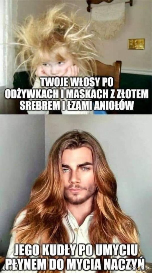 szampon dla niego dla niej memy