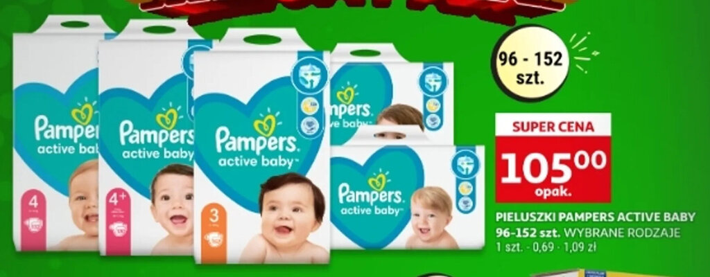 auchan promocje pampers