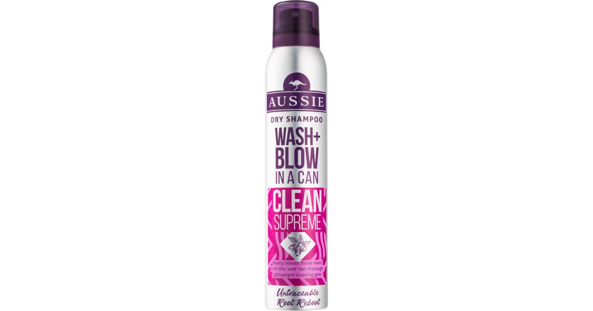 aussie wash blow clean supreme suchy szampon do włosów 180ml