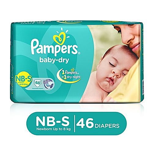 pampers baby dry cena