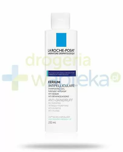 la roche-posay kerium przeciwłupieżowy szampon-żel 200 ml