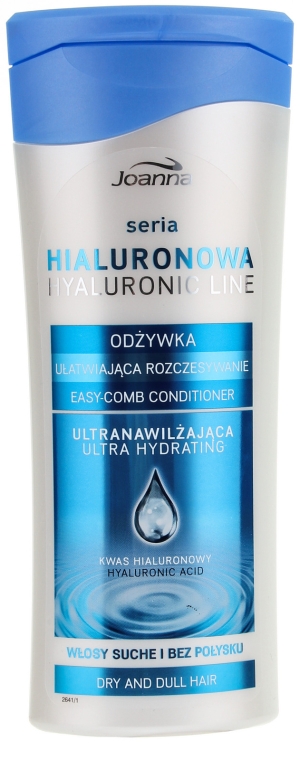 ultranawilżająca odżywka do włosów suchych i bez połyskujoanna hyaluronic line