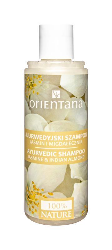 ajurwedyjski naturalny szampon do włosów jaśmin i migdałecznik