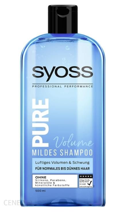 syoss pure szampon rossmann