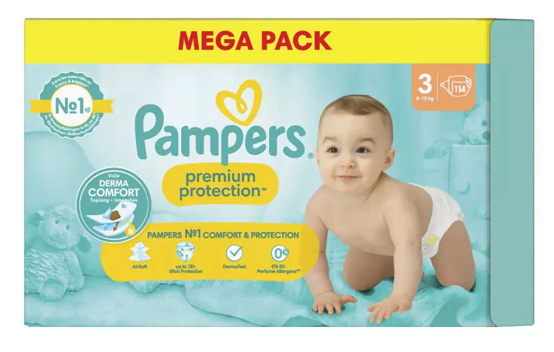 pampers premium protection 3