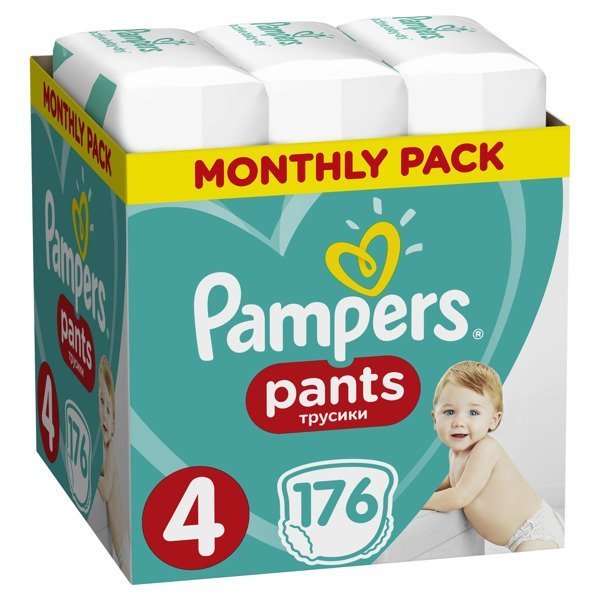 pampers pants 4 zapas miesieczny