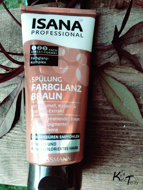 isana professional odżywka do włosów brown color shine 200ml kwc