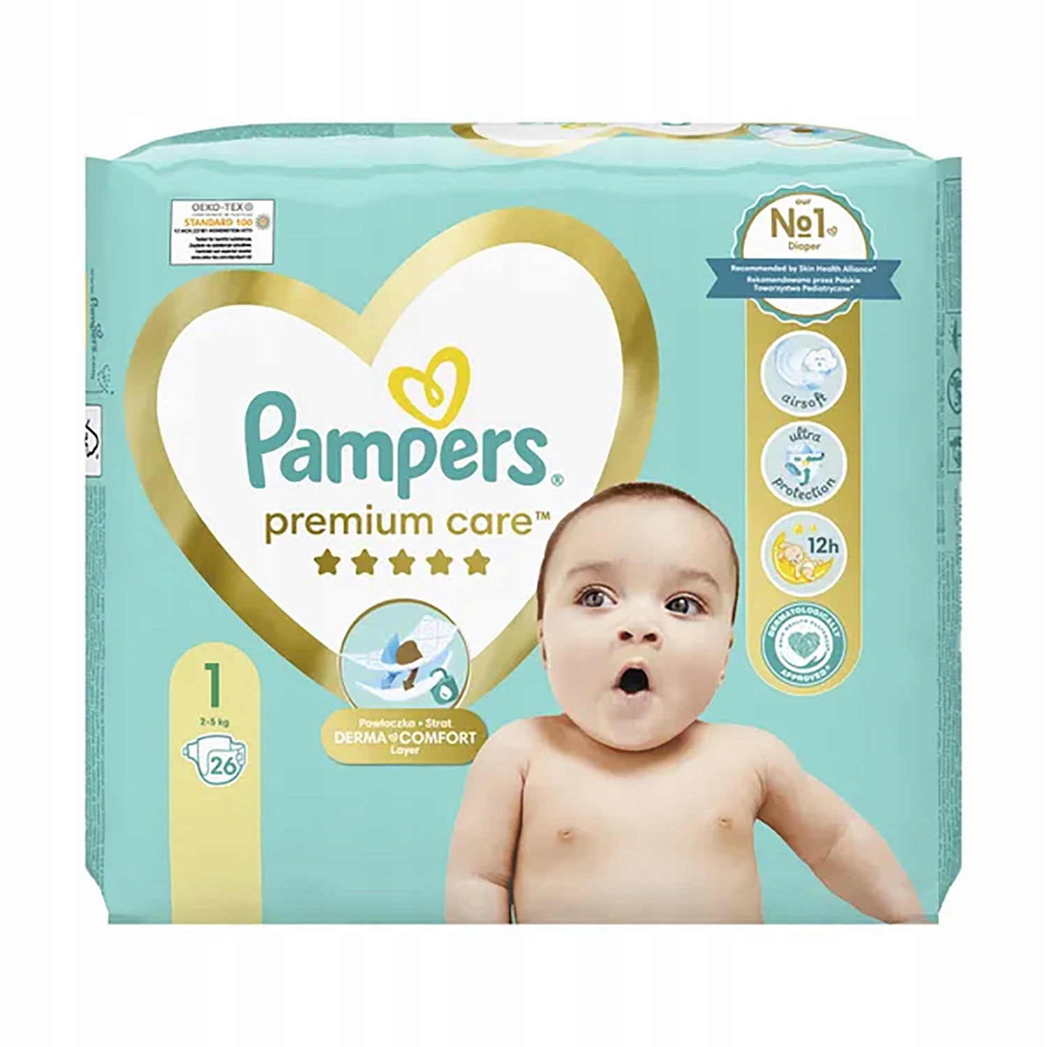 pieluszki jednorazowe pampers rozmiar 1 26 szt