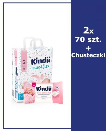 kindii pieluchy mini 2 70 sztuk