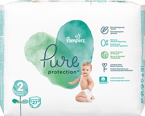 piel pampers 2 box mini 144 mega pack