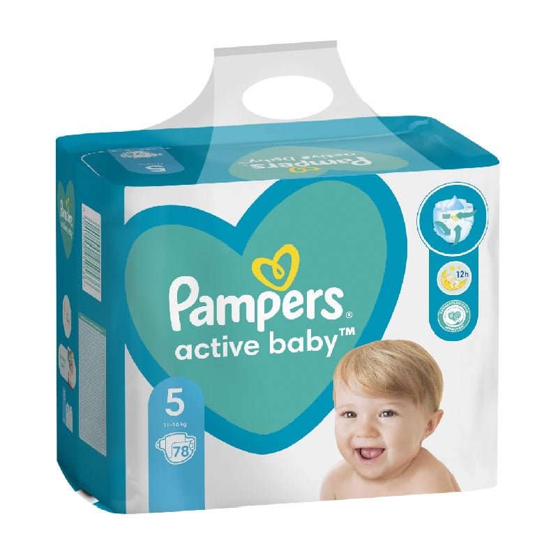 pampers active baby 4 giant pack