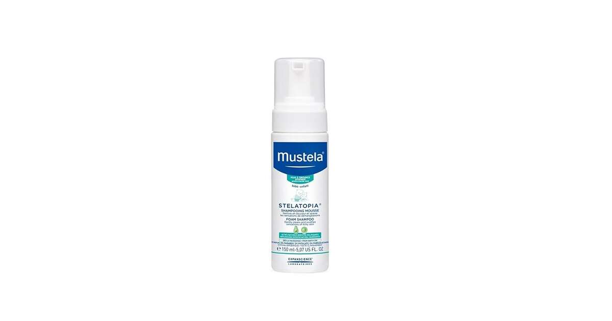 mustela stelatopia szampon w piance 150 ml