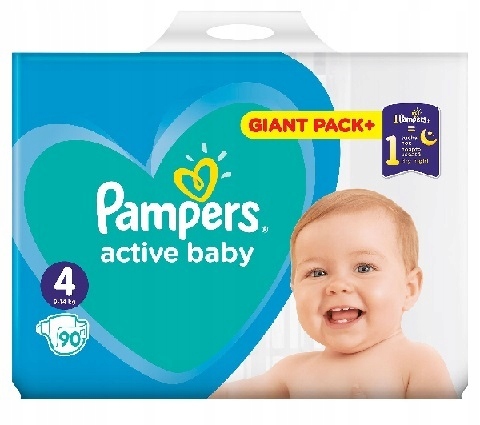 4 pieluchy pampers