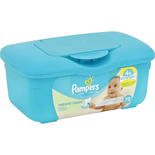 pampers natural clean wipes