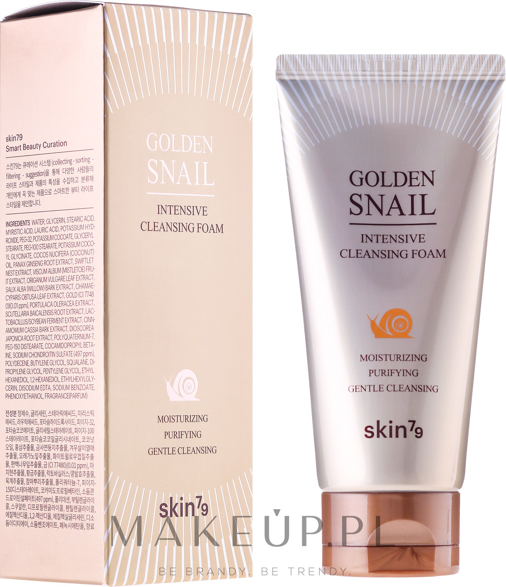 skin79 oczyszczająca pianka do twarzy golden snail intensive cleansing foam