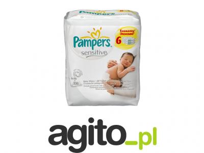 pampers chusteczki nawilżane allegro 6x56