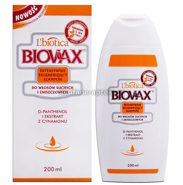 biovax szampon suche zniszczone inci