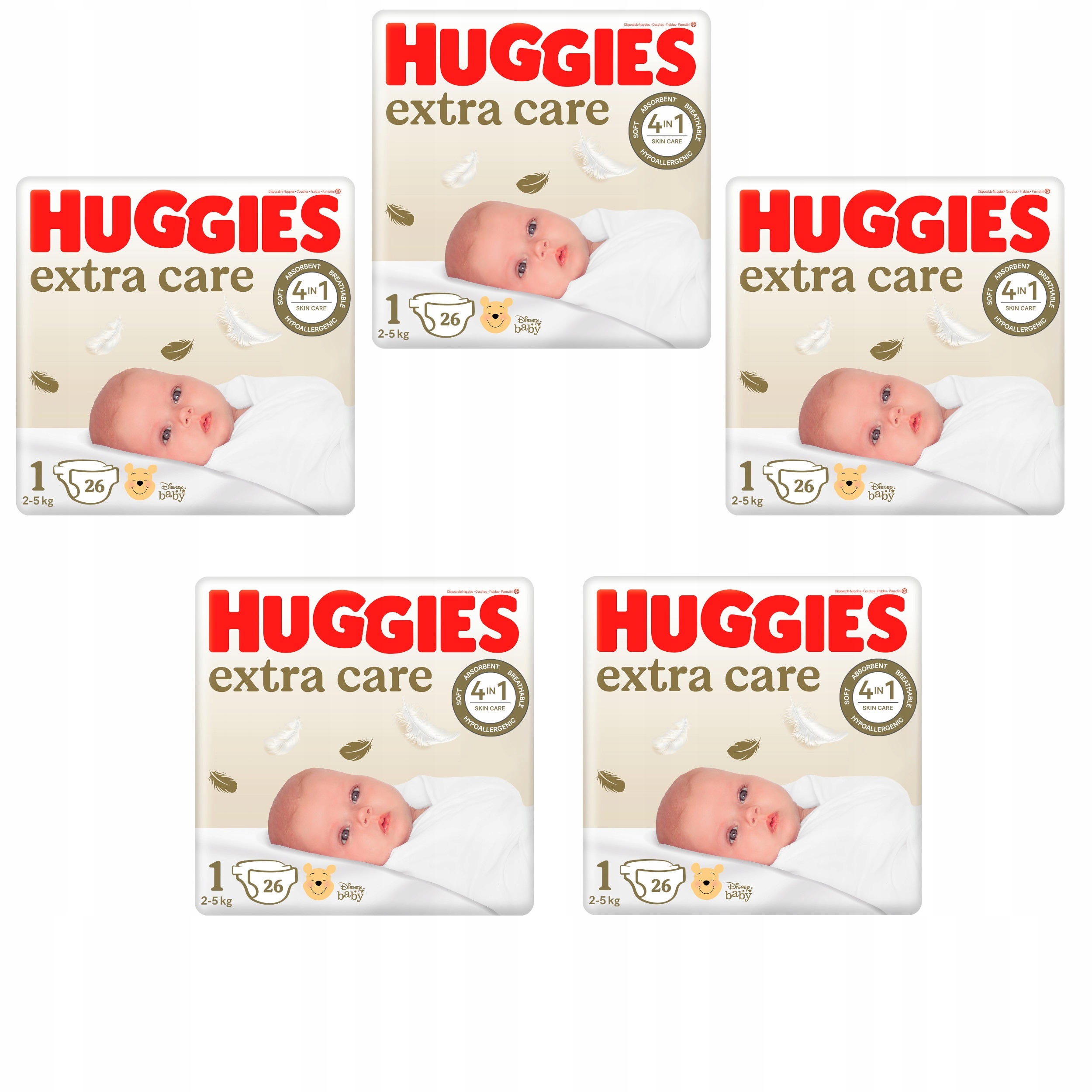 pieluchy huggies 1 cena