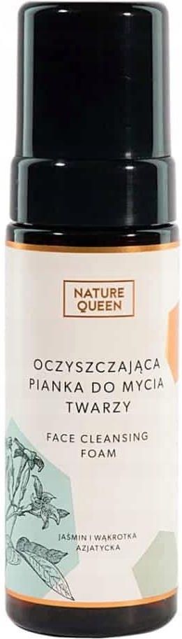 natur queen oczyszcxjąca pianka do mycia twarzy