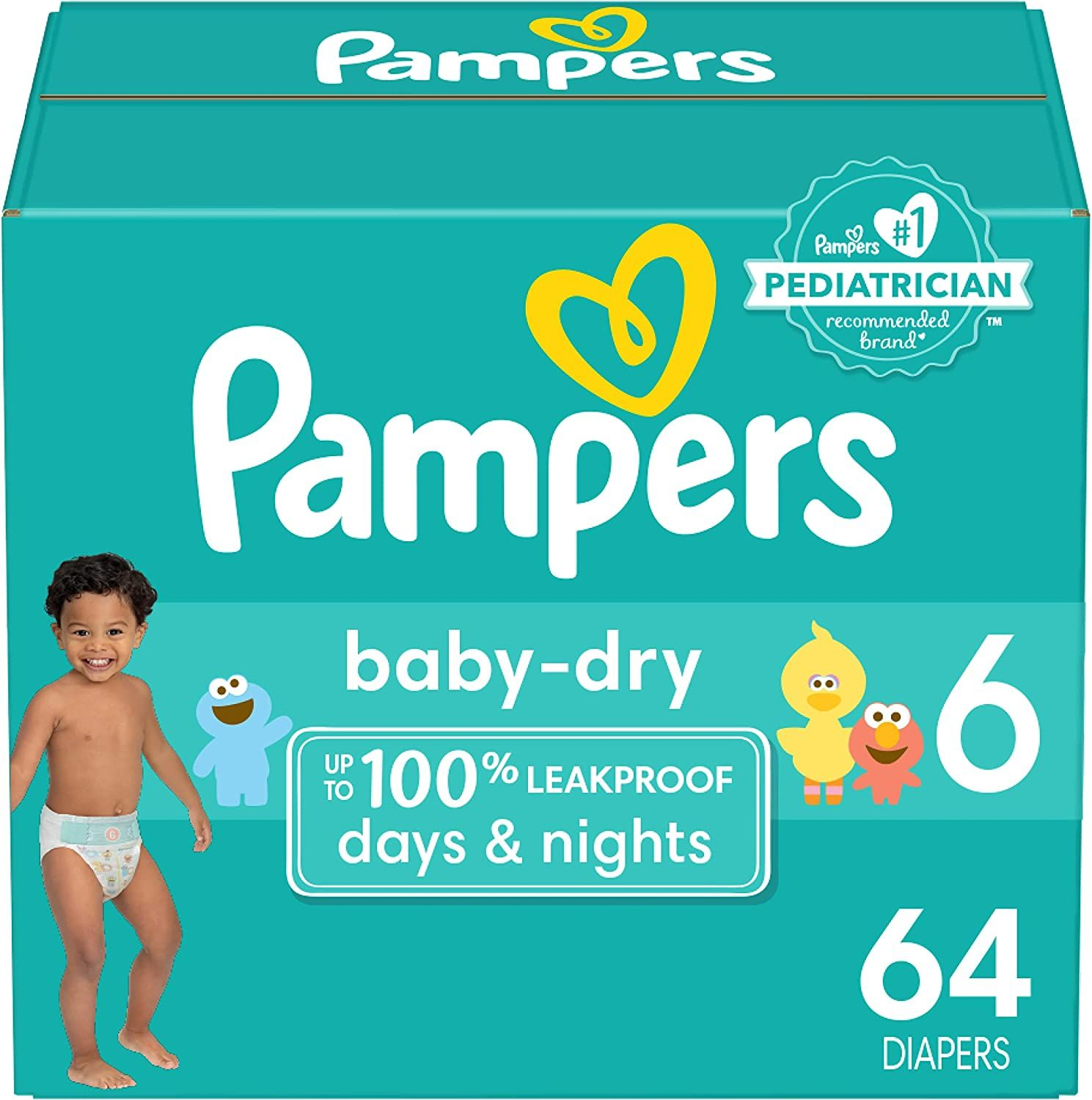 pampers 12 hour baby dry