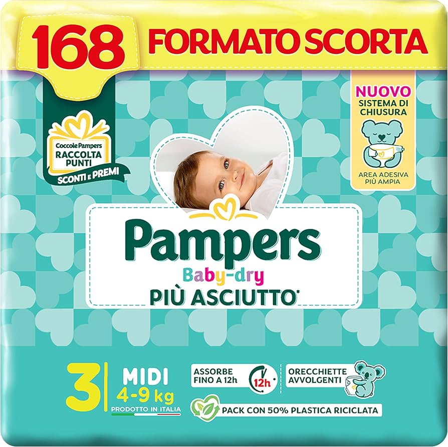 pieluchy midi pampers