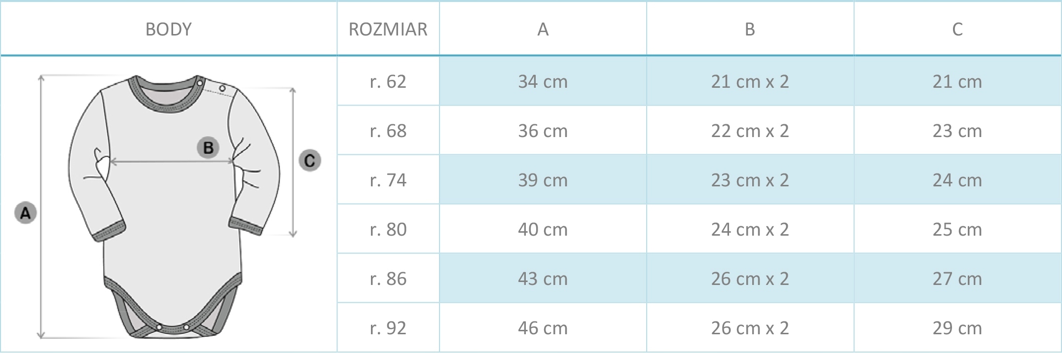 Body Cango z długim rękawem dla noworodków MONSTER rozm. 68