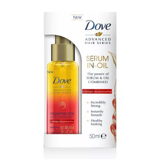 olejek do włosów dove serum