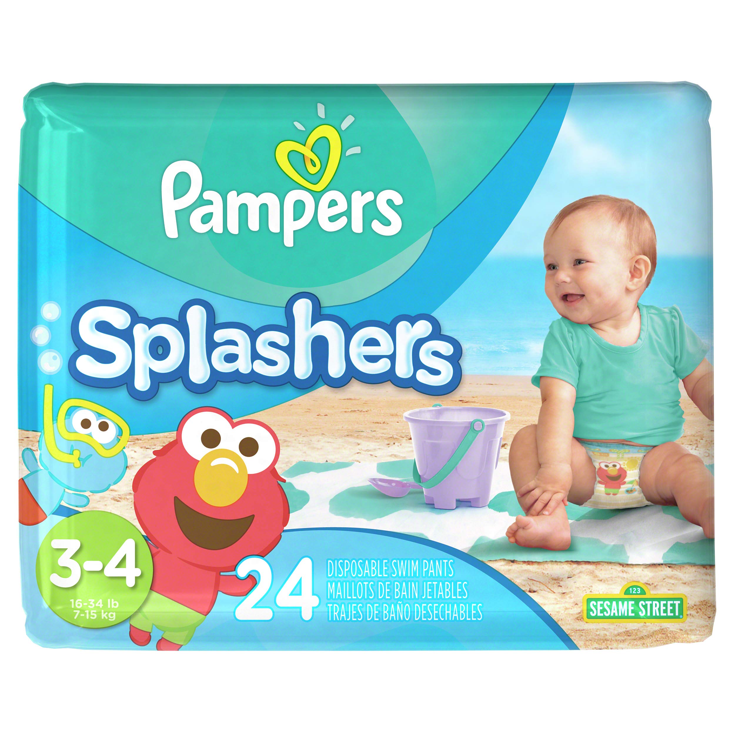 pampers splashers 24 count