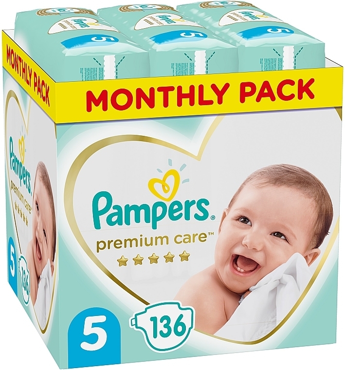 pampers premium protection 5 11-16kg 136szt