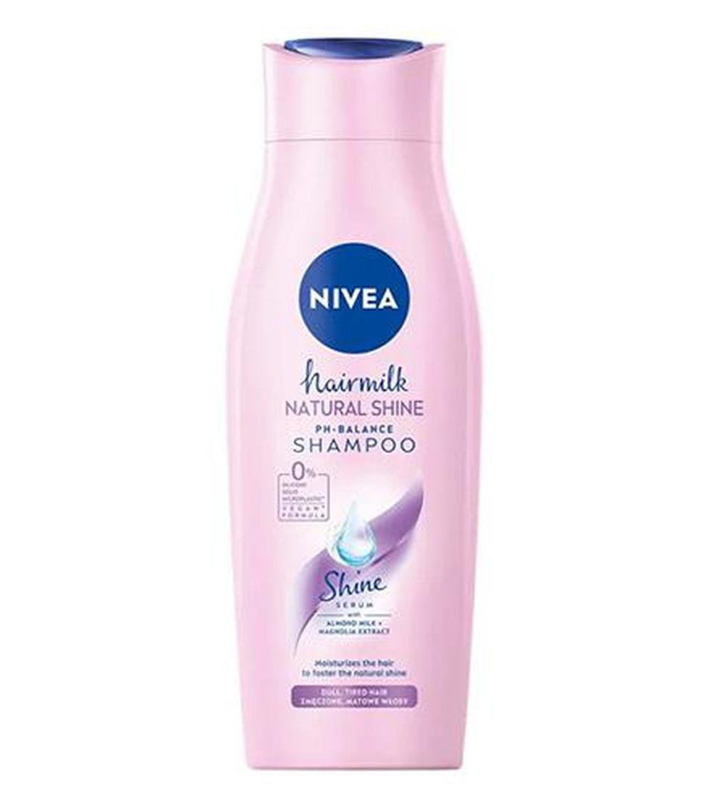 nivea hairmilk szampon wizaż włosy matowe