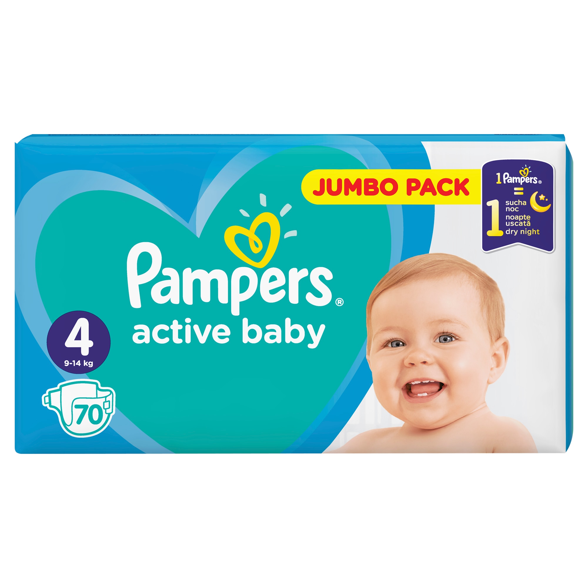 pampers active baby 4 giant box