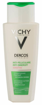 vichy dercos szampon przeciwłupieżowy do włosów suchych 200 ml