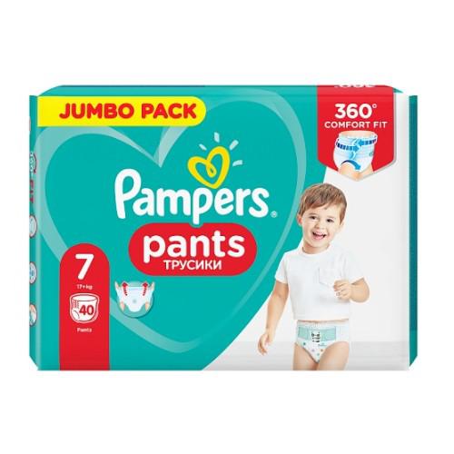 pampers pants 7 40 sztuk