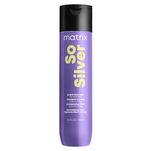 matrix color care so silver szampon fioletowy do włosów blond