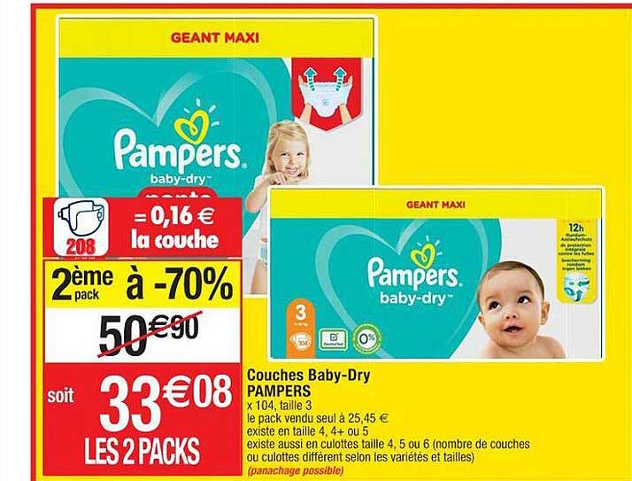 pampers 5 auchan direct