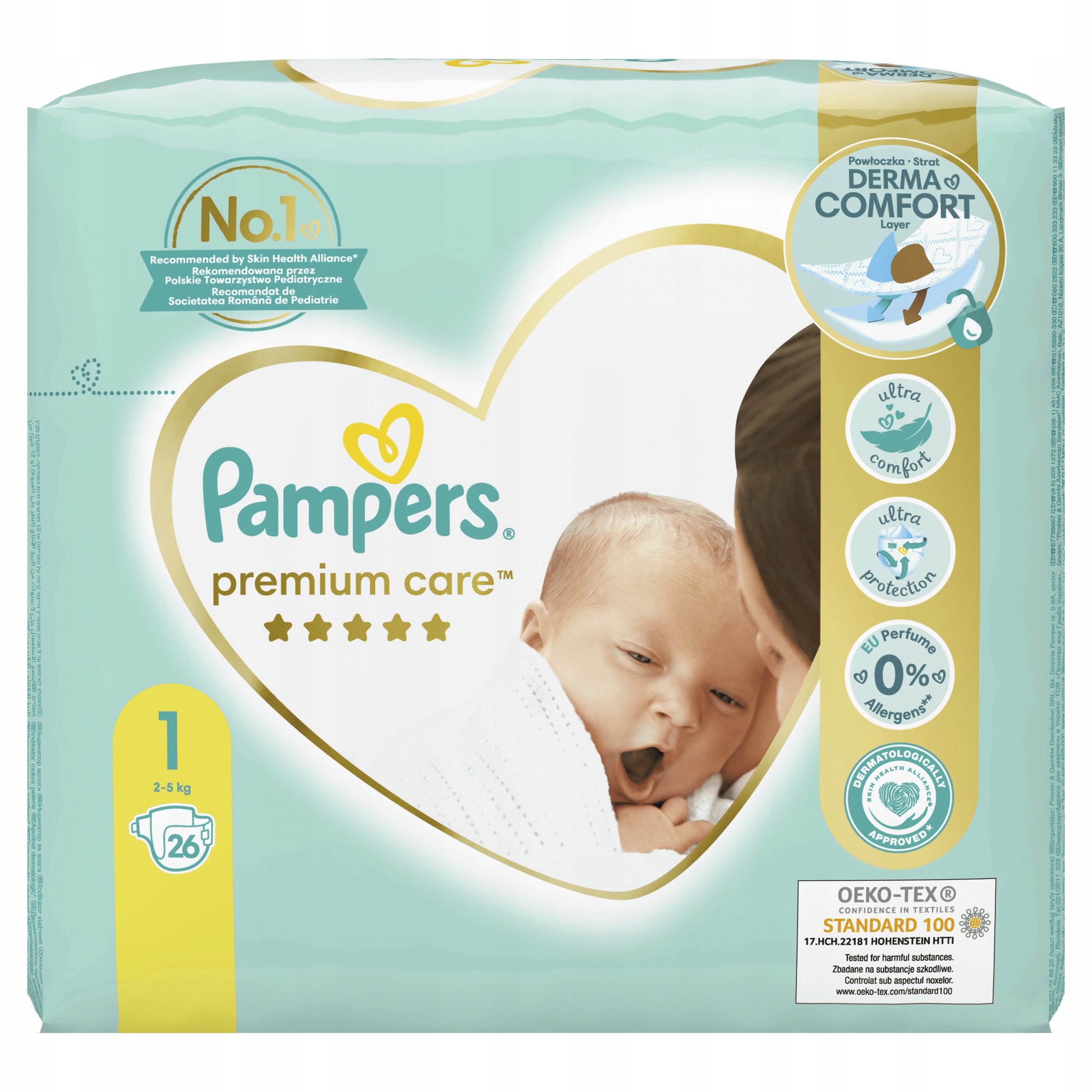 pieluchy pampers 1 ile sztuk