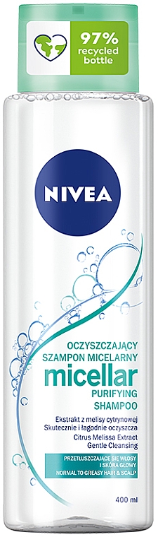 nivea szampon micelarny do włosów przetłuszczających s