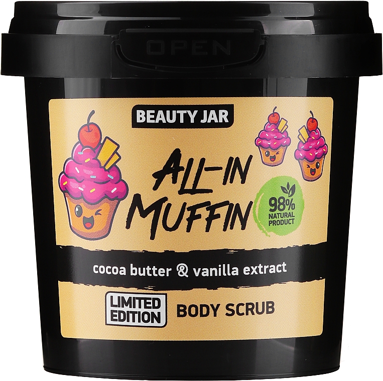 Peeling do ciała Beauty Jar All-in Muffin 160g