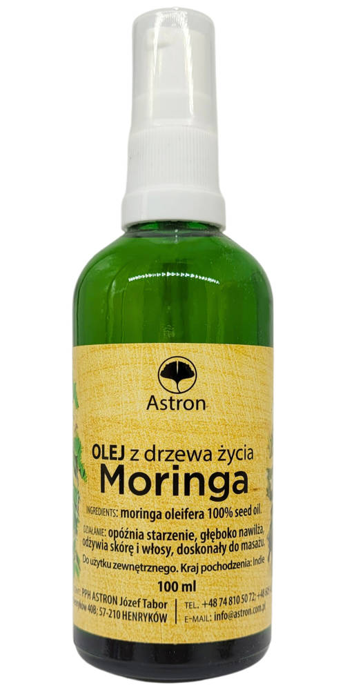 olejek do włosów moringa