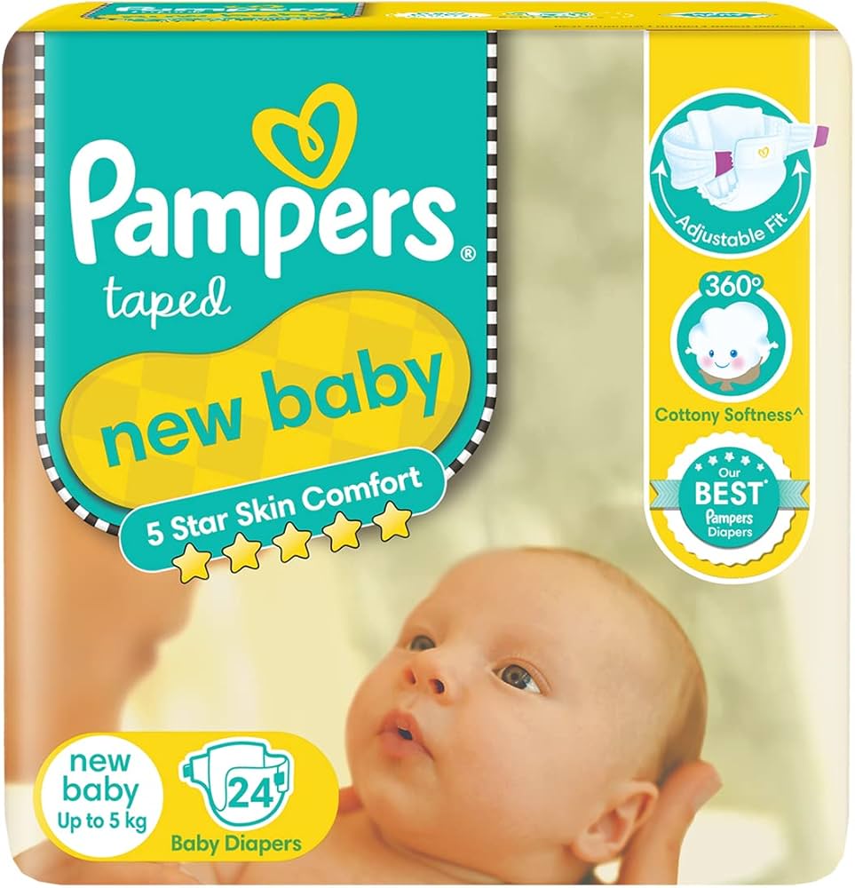 pampers żółte