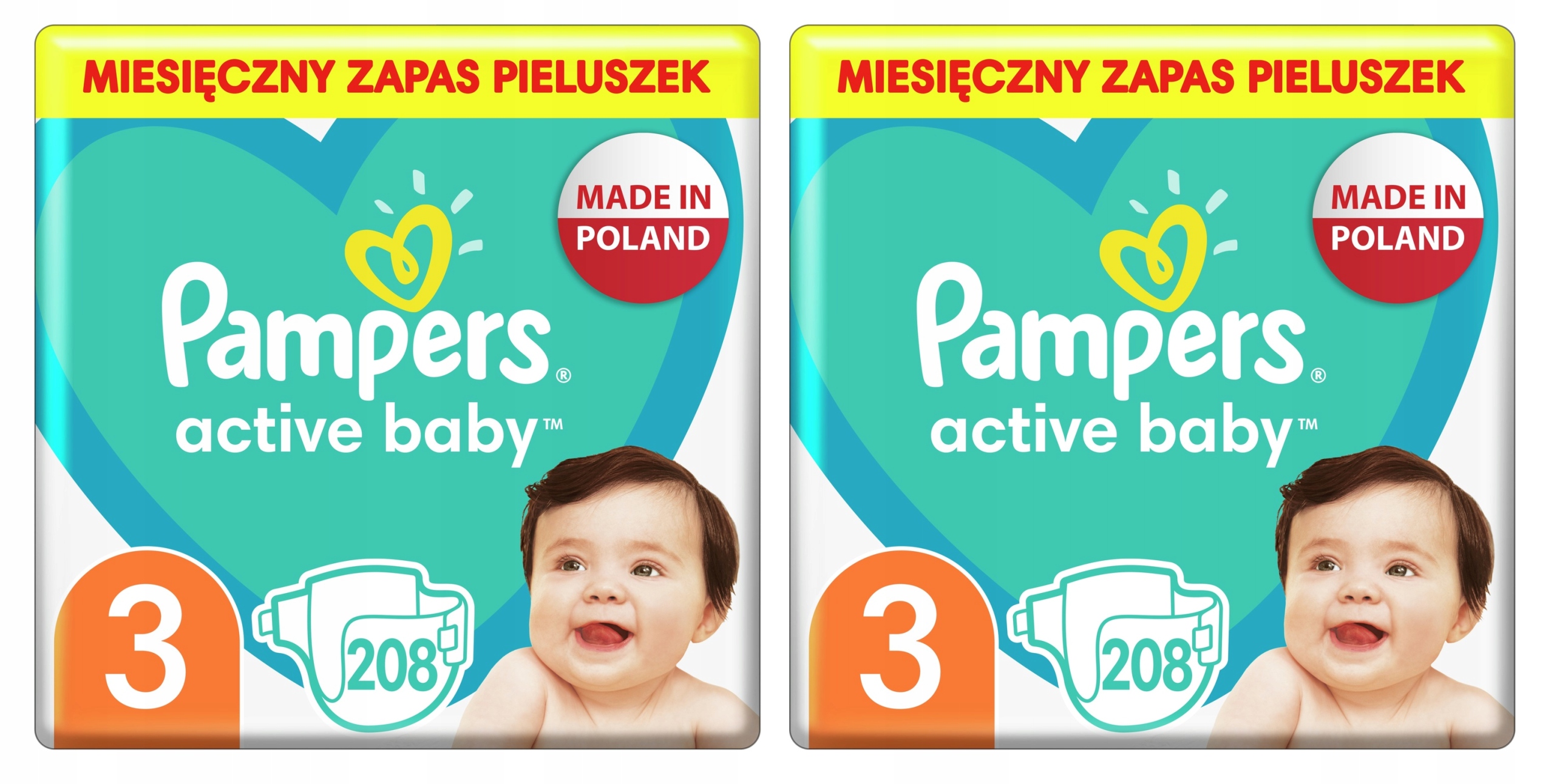 pampers przesikany