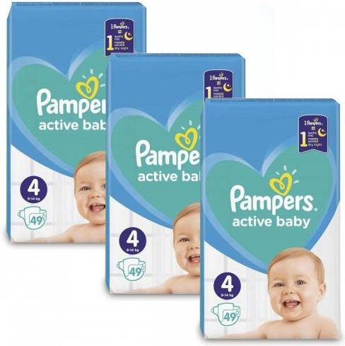 pampers active 4 ceneo