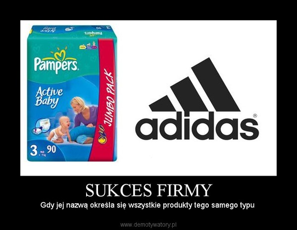 jakie produkty były pierwsze np pampers