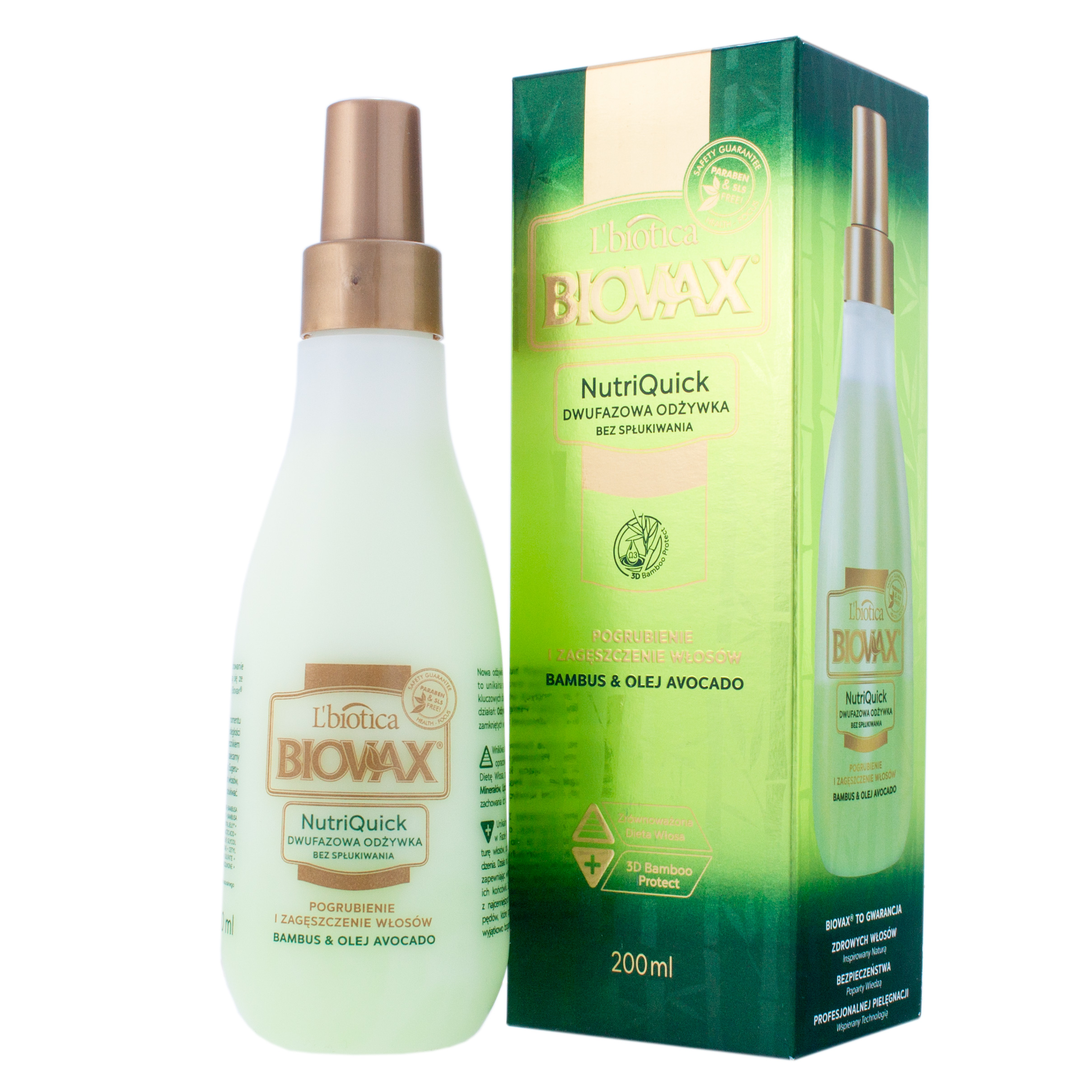 lbiotica biovax nutriquick odżywka do włosów arganowa 200ml krótka data