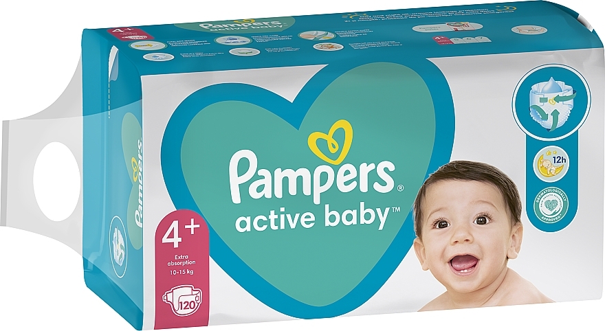 pampers active baby dry 3 midi 6-10kg 208szt